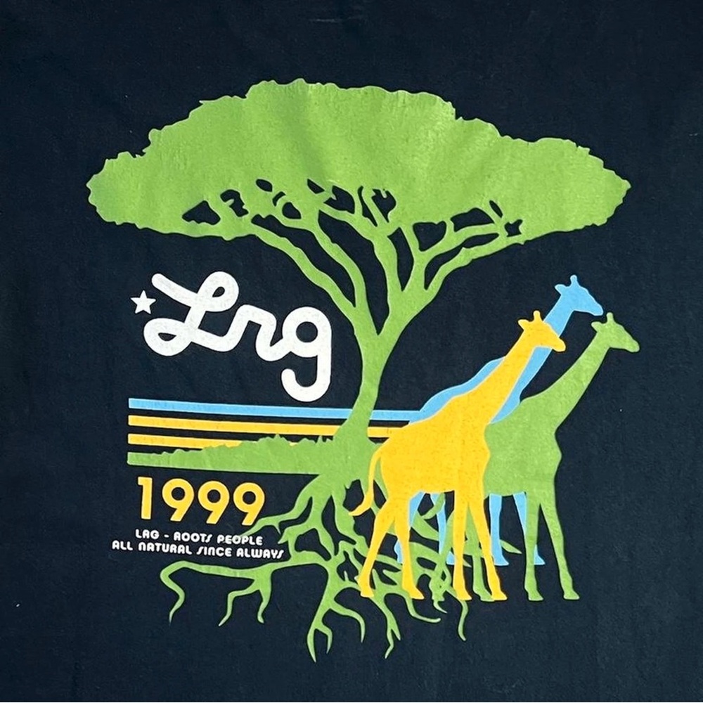 LRG Kids Graphic Tee - Black with Green and Blue